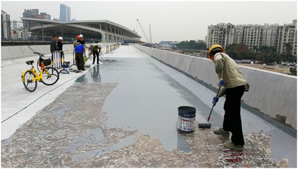 秀珀MMA防水涂料 珠机城际桥面建设的卓越守护者